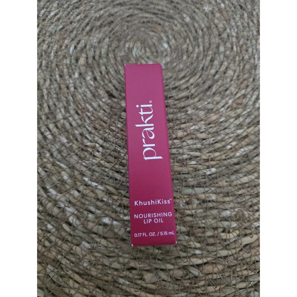 Prakti KhushiKiss Nourishing Lip Oil Creamy Cocoa New in Box 5.15ml